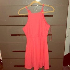Red/orange one love dress size small